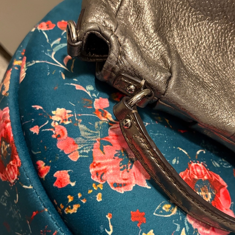Coach Madison Annabelle Silver Crossbody Bag - Picture 7 of 13